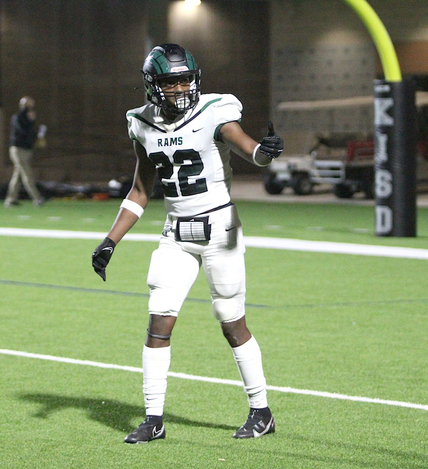 Mayde Creek senior L'den Skinner was the top receiver in Katy ISD this season. He verbally committed to Eastern Illinois on Dec. 6.